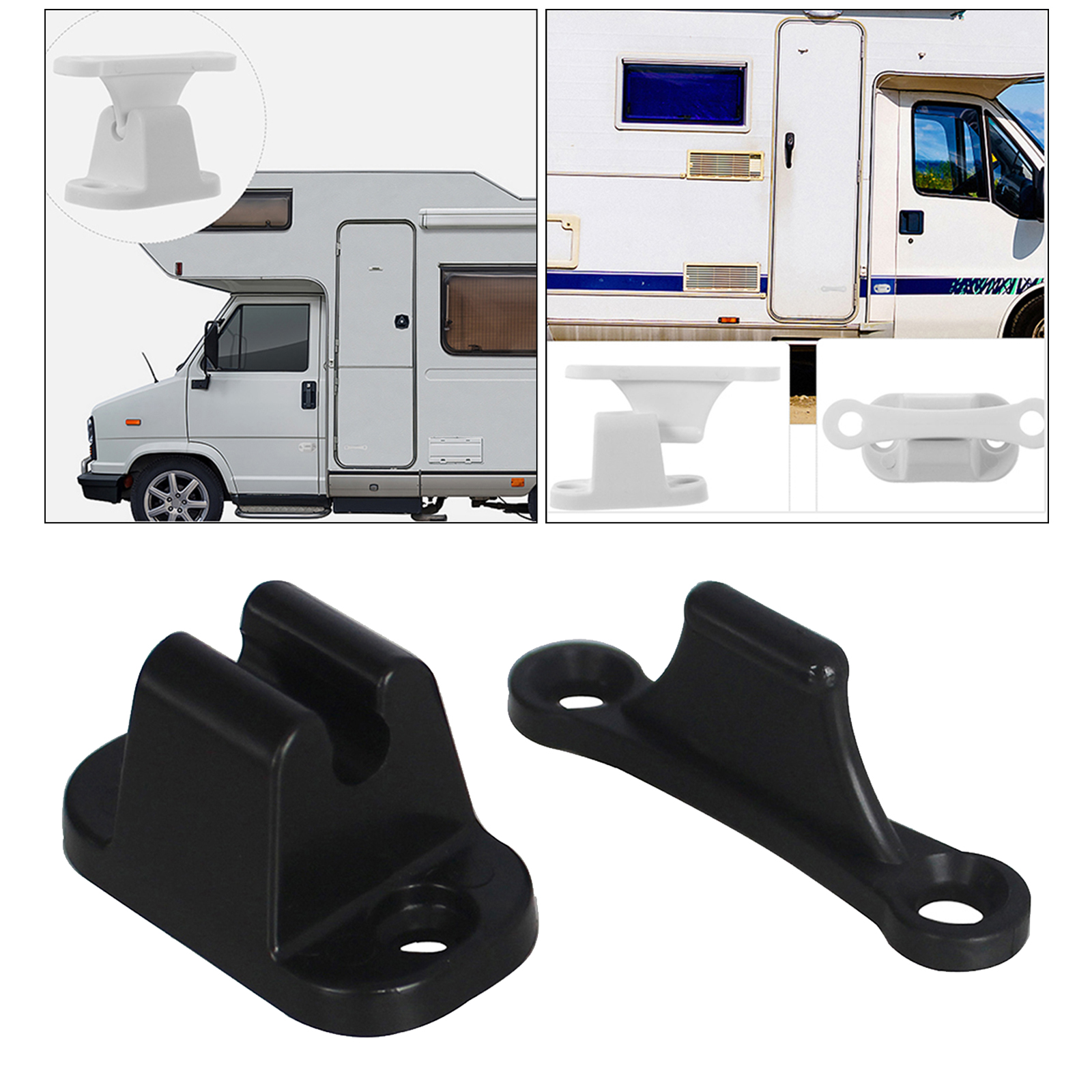 Tope de puerta resistente, soporte para enganche de retención, para Camper, autocaravana