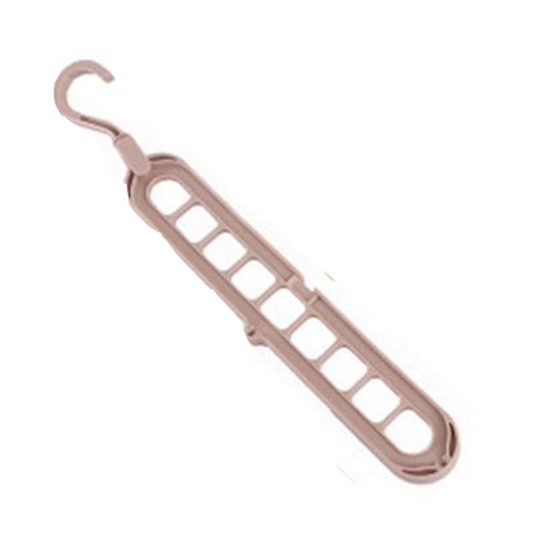 Perchas mágicas de múltiples Compatibilidad de puertos para ropa, tendedero multifunción, estante de ropa de plástico, colgador de secado, colgadores de almacenamiento: coffee