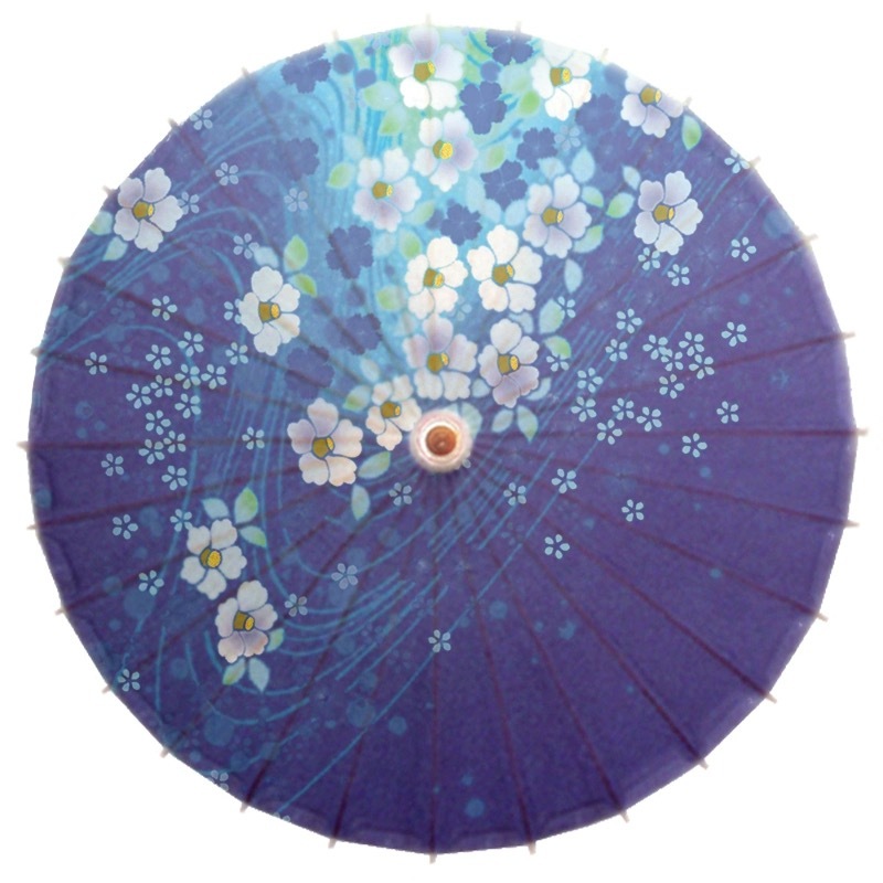 Paraguas de papel de aceite de estilo japonés para niños, sombrilla clásica de flores de cerezo para decoración de tienda de cocina de Sushi, paraguas de Japón: cherry blossom 2