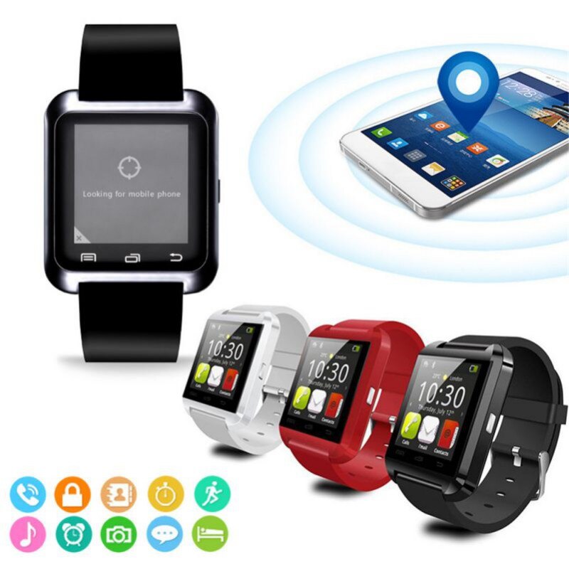 U8 bluetooth smart ur til iphone ios android mænd kvinder ure bære ur bærbar enhed smartwatch pk  gt08 dz09