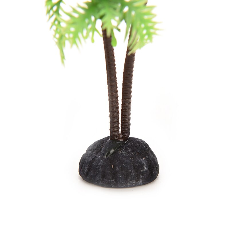 Plastic Aquarium Artificial Coconut Trees Fish Tank Plants Ornament Decoration rtificial Water Plants Lanscaping