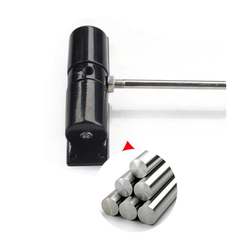 Household metal belt wheel adjustable automatic door closer hinge