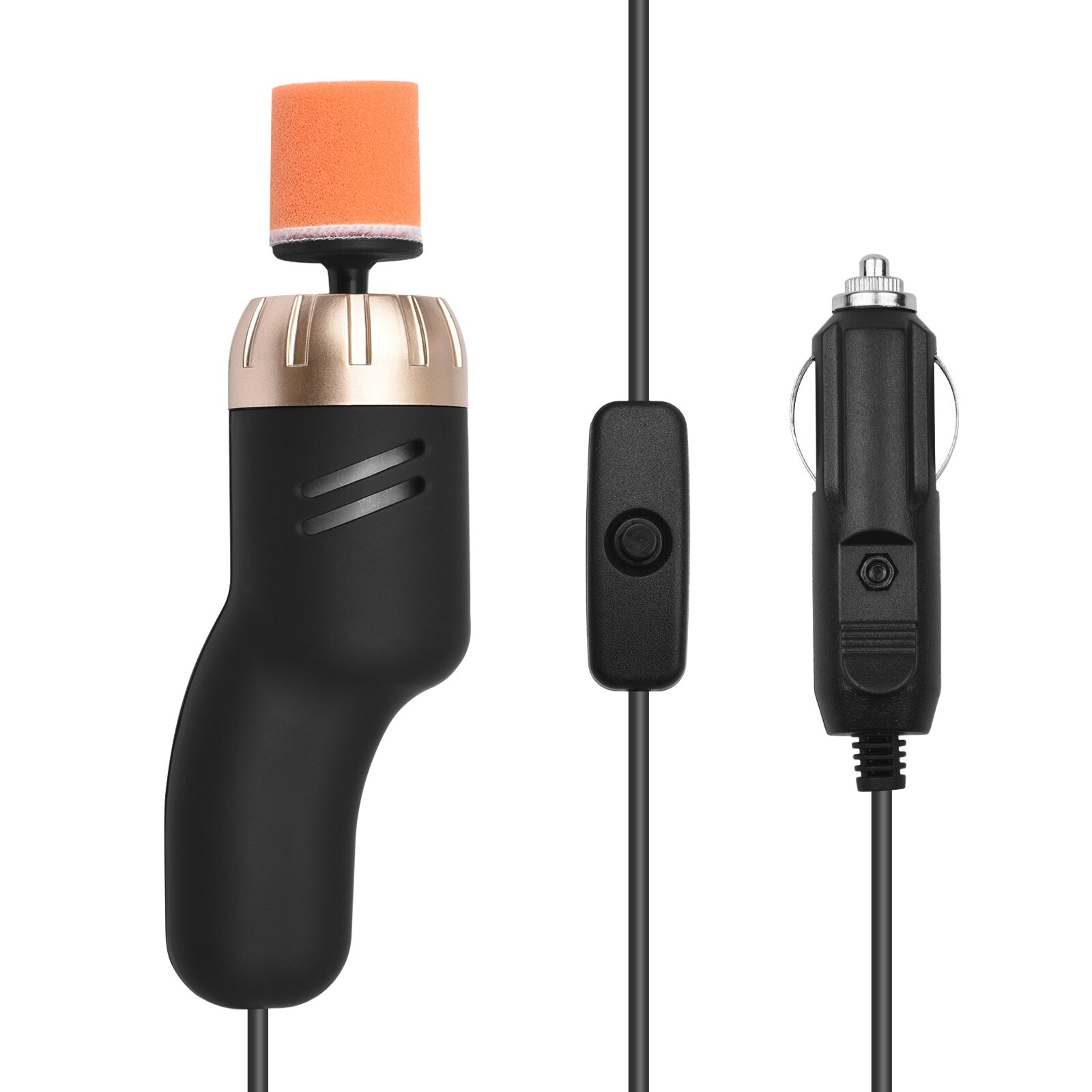 Mini polisseuse compacte pour voiture 12V, Kit de polisseuse de poche pour voiture, anti-rayures, pour le ponçage