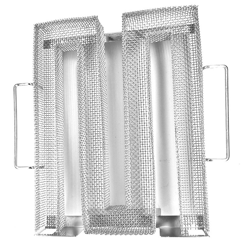 Cold Smoke Generator for Smoker BBQ Grill Cold Smoke Generator Smoker Wood Pellet Kitchen Supplies with Clean Brush 2Pcs Hooks: C