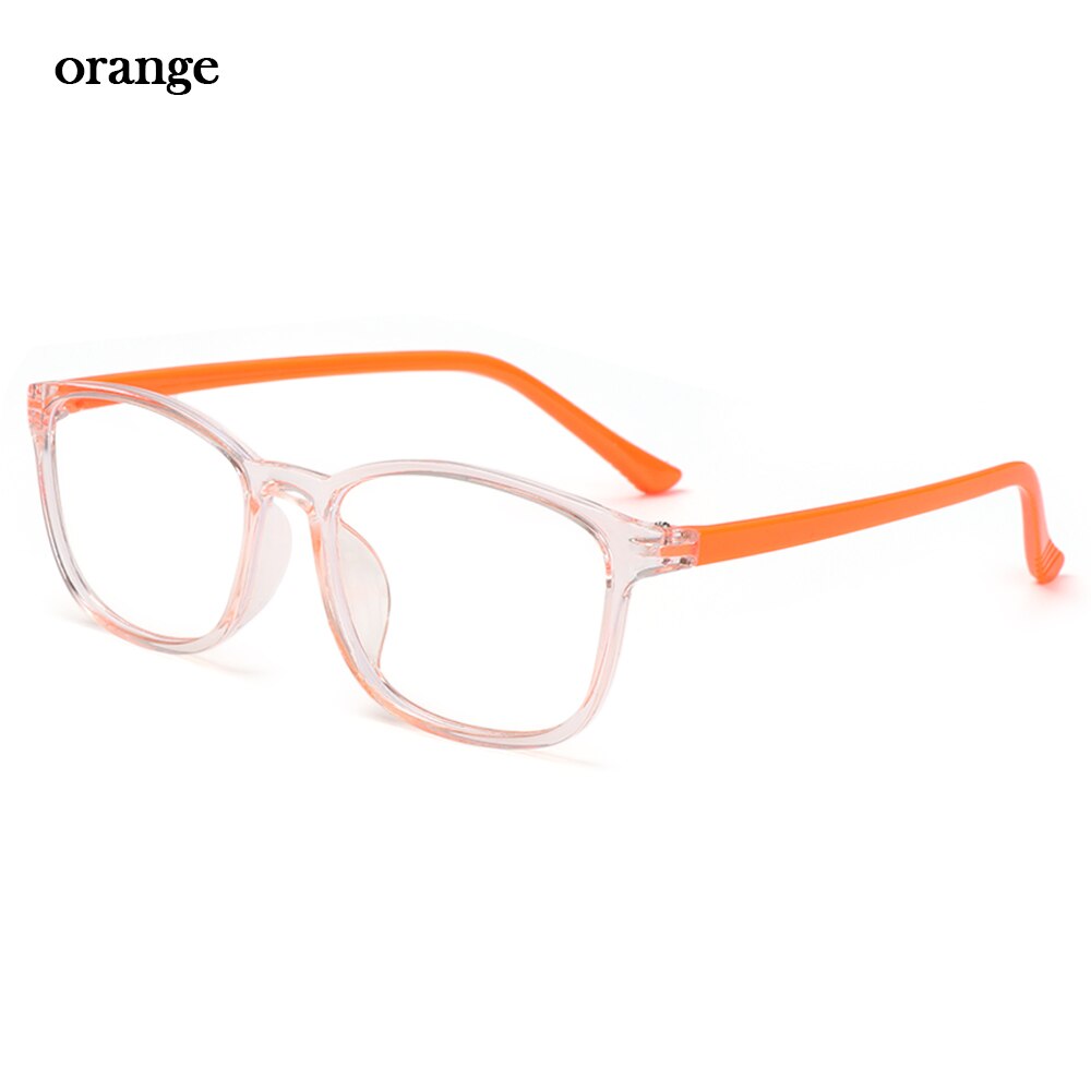 Anti-blue Light Kids Glasses Children Boys Girls Computer Eye Protection Eyeglasses Ultra Light Frame Online Classes Glasses: B-Orange