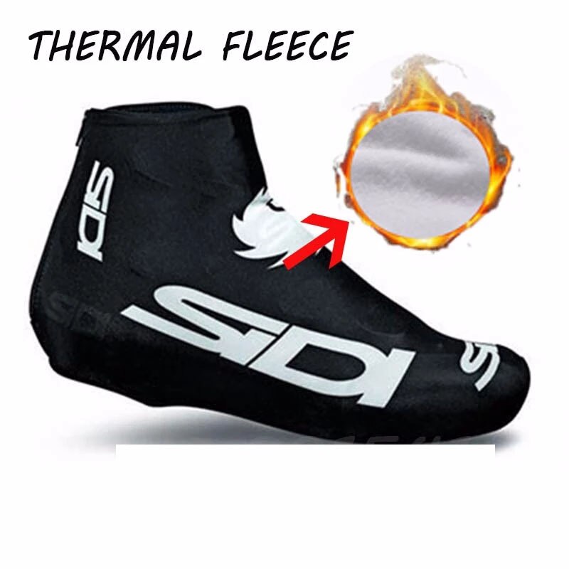 6 kleuren fleece thermische winter fietsschoenovertrek sneaker fiets overschoenen racefiets mtb winter warme fietsschoenovertrek