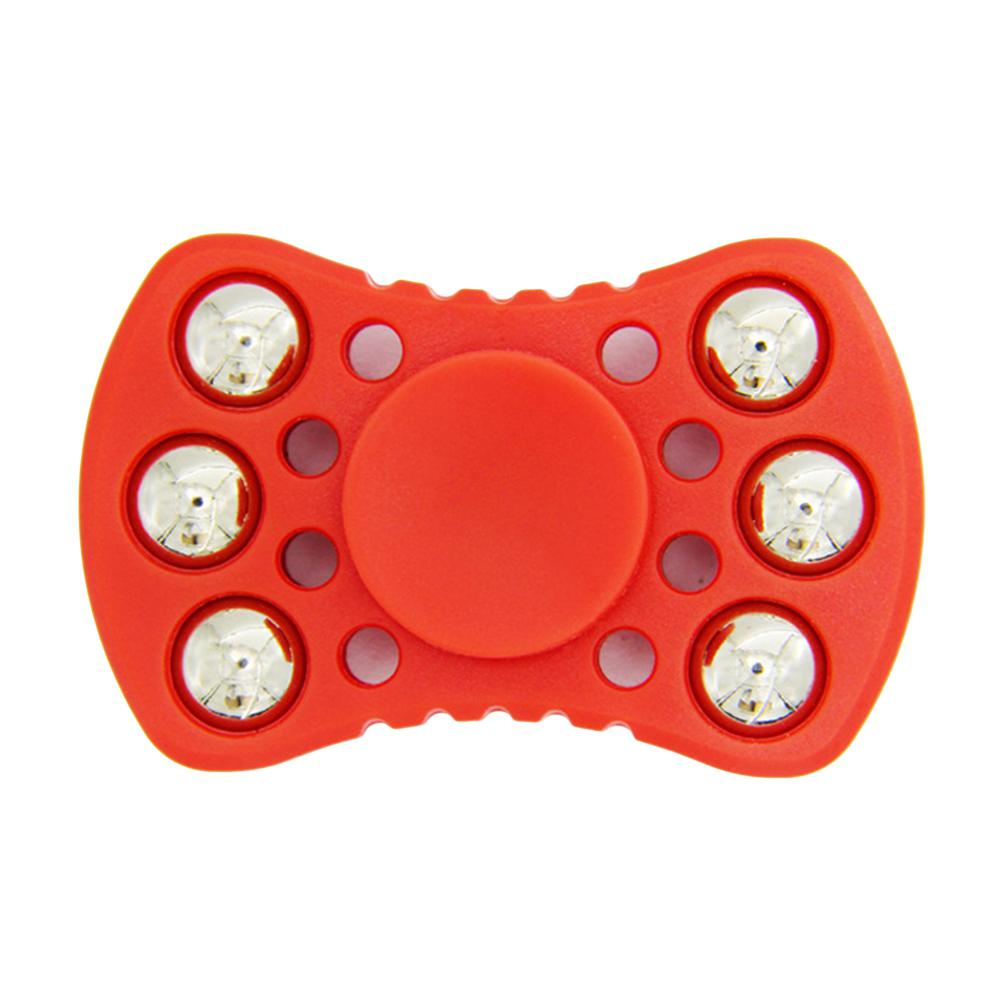 Fidget Spinner EDC Spinner de mano con seis cuentas de Metal estrés ansiedad reductor juguete de enfoque para niños adultos