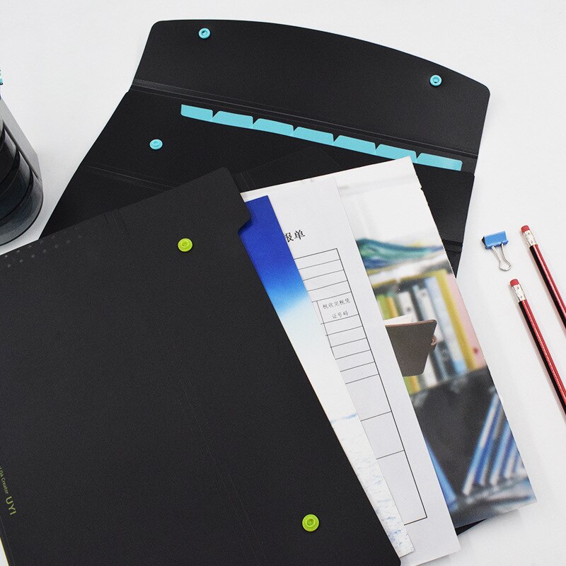 A4 File Organizer Document Houder 5-Layer Grote Capaciteit Bestanden Bag Pouch Uitbreiden Accordeon Mappen Waterdichte Office Supply