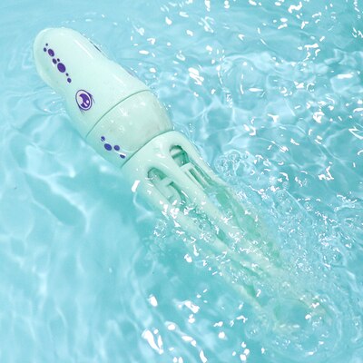 Funny Swim Electronic Pets Activated Battery Powered Robot Toy Swimming Octopus Baby Shower Playmate Decorating Fish Best: A