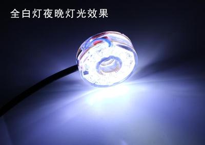 Aquarium LED Tauch Aquarell Licht Wasserdicht Aquarium Beleuchtung Wasserpumpe Steingarten Brunnen Dekorative Tauchen Licht: rein Weiß hell