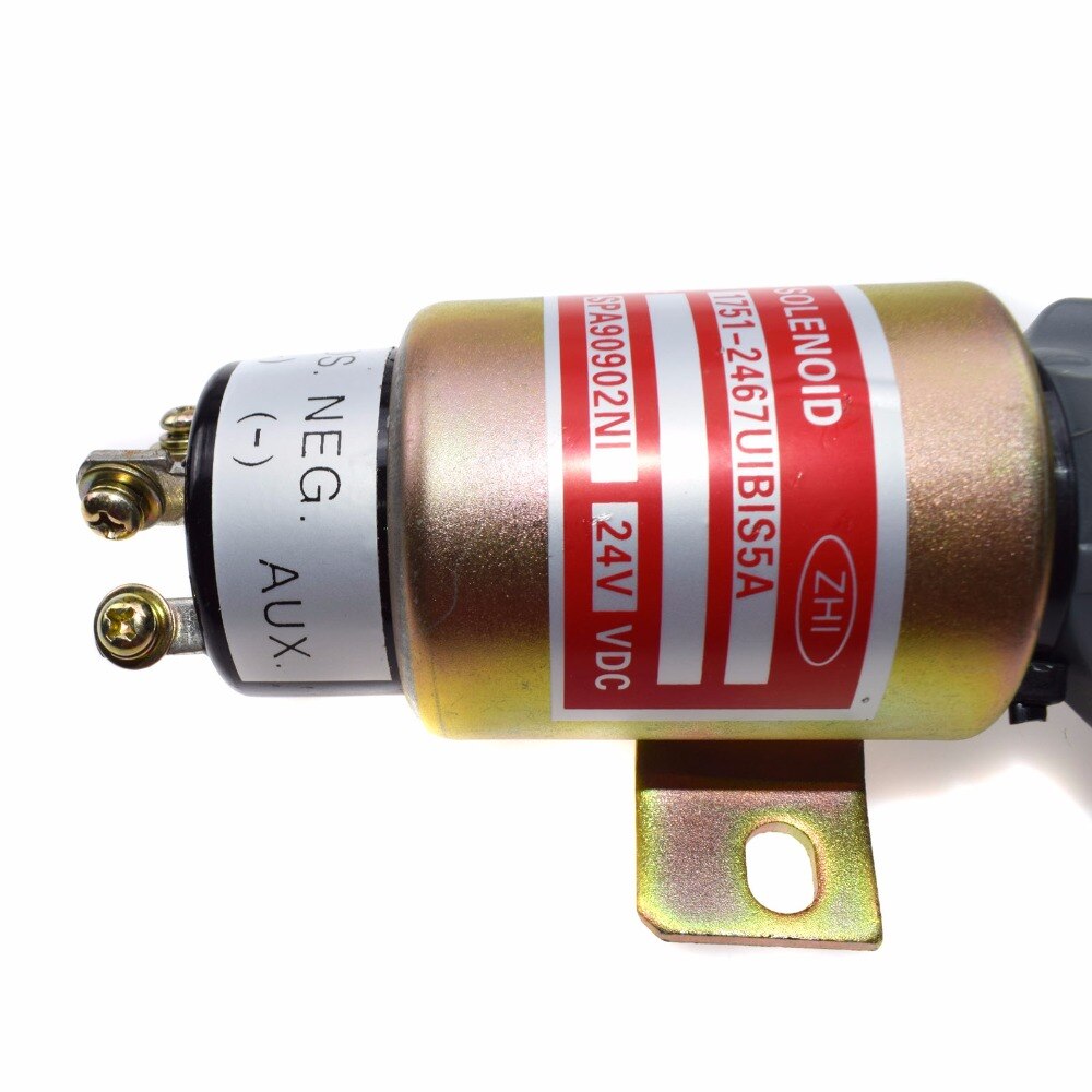 ISANCE Fuel Stop Shut Off Solenoid Valve For Cummins 24V VDC OE# 1751-24E7U1B1S5A , SA-3766-T