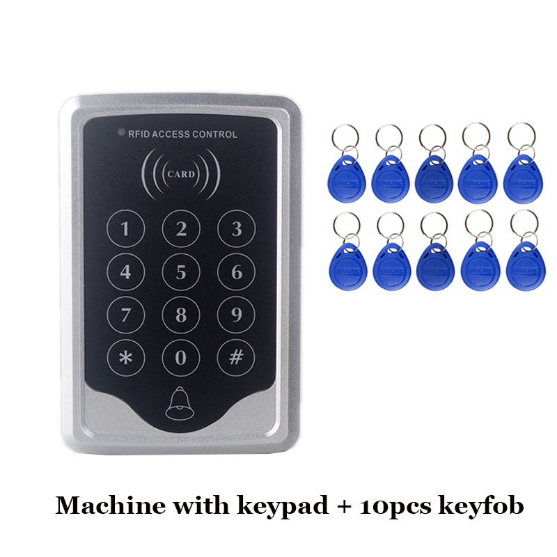 1000 Users Swipe Card Without Keyboard To Access RFID 125KHZ ID Card Reader Electronic Door Lock DC12V Control System Package: G Type