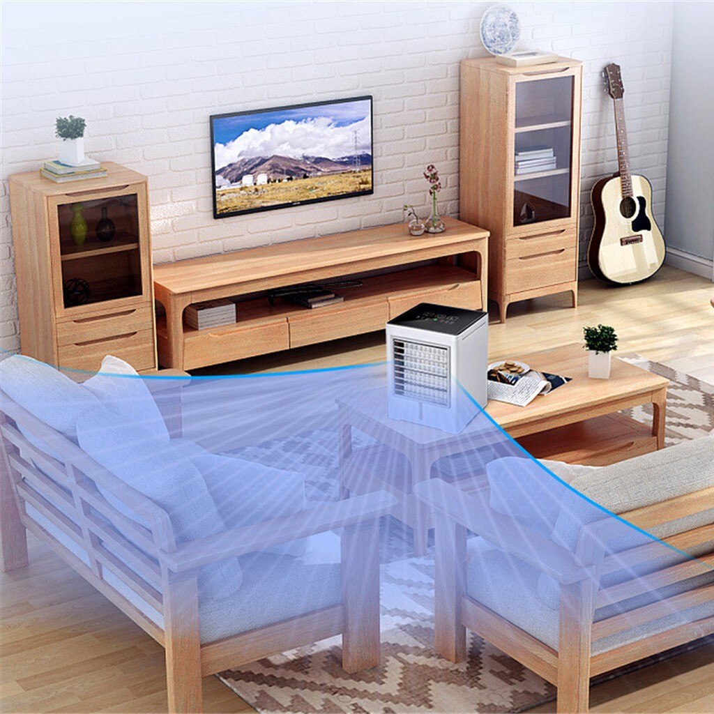 Air Cooler Portable Mini Air Conditionering USB Charging Air Conditioner Fan Mini Cooler Portable Small Air Conditionering #z