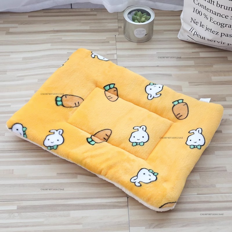 Polymère de lit doux pour petits animaux, accent de maison, accessoires pour lapin chinchilla, overd'inde, écureuil SLaura , hiver