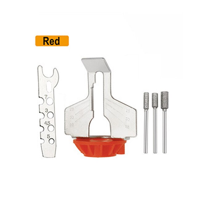 Kettingzaag Slijpen Boor Slijper Slijpmachine Elektrische Slijpmachine Poetsmiddelen Saw Chains Tool Kit Boor Rotary Accessoires Set: Red