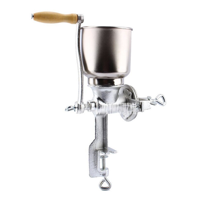 Molienda manual de hierro fundido para el hogar, hierbas, arroz, cacahuetes, molino de grano seco, máquina de molienda, capacidad máxima 1kg mezcladores de alimentos