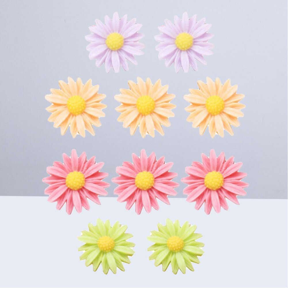 10 pièces fleur punaises décoration créative punaise punaise maison fournitures scolaires pour liège conseil carte Photos calendrier