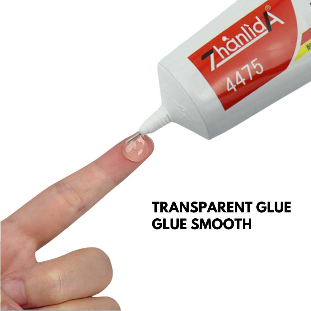 Industrial Plastics Glue Zhanlida 110ML Strong PP/Polycarbonate/PVC/PE/ABS Ceramic Leather Wood Transparent Plastic Adhesive