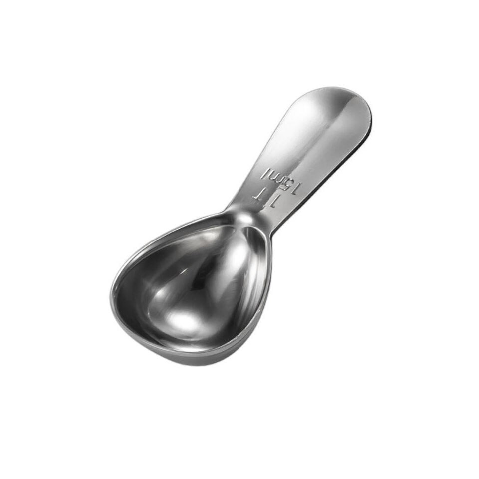 15ml 30ml ss kaffe måleskje sett 304 måleskjeer i rustfritt stål for kaffe te: 15ml