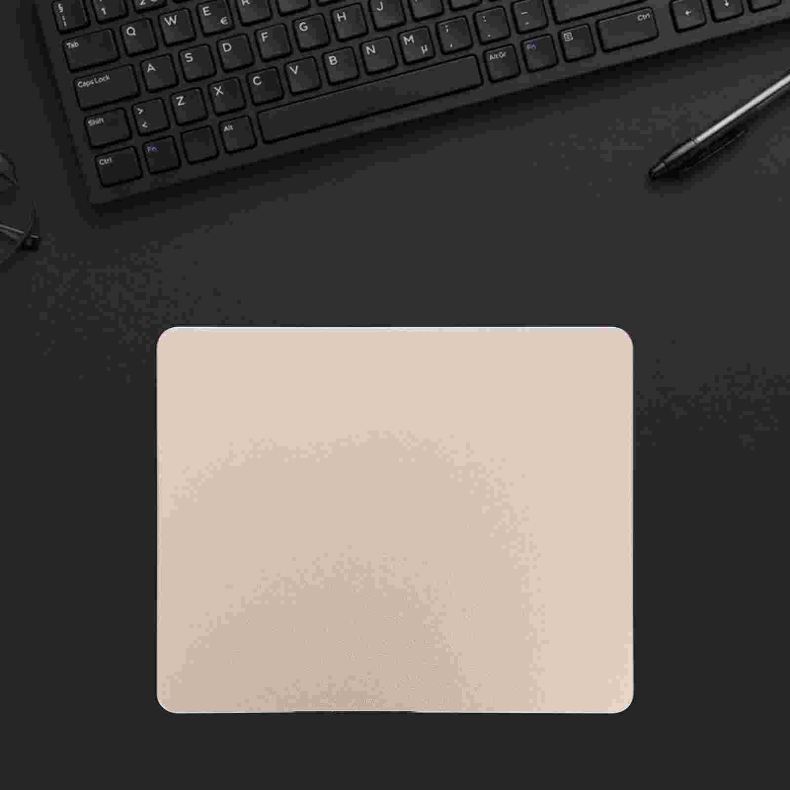 Square Mat Desktop Pad Office Mat Desk Metal Cushion