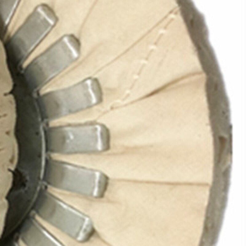 6 tommer bomuld luftvejspolering polering slibeskive arbor polerskive pude 25mm tykkelse slibende polerværktøj