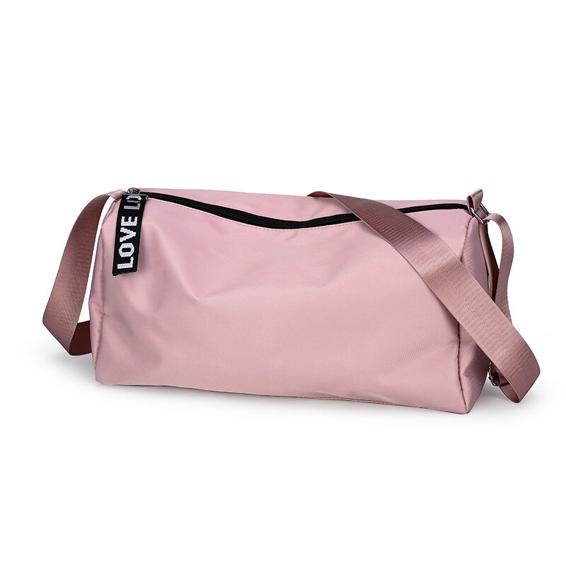Lady 'S Travelling Bag Messenger Mannen Leisure Fitness Cilinder Student Pack Unisex Schoen Organisator En Opslag: pink S
