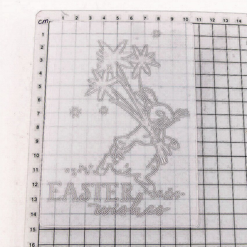 plastic clock template easter craft card making paper card album wedding decoration clip Embossing folders