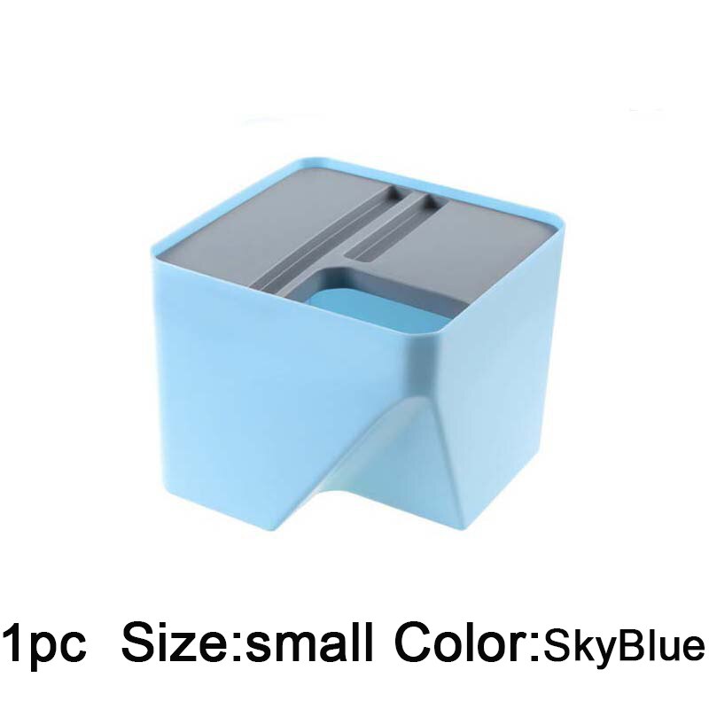 Keuken Prullenbak Prullenbak Gestapeld Sorteren Nul Afval Papelera Compost Vuilnisbak Vuilnisbak Barthroom: 1pc small skyblue