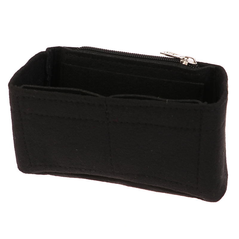 1 Stück Liner Tasche Filz Stoff machen-hoch Tasche Unterstützung Filz Einsatz Tasche passt für Handtasche Reise tragbare Einsatz Geldbörse Aufbewahrung tasche Organizer: Beige