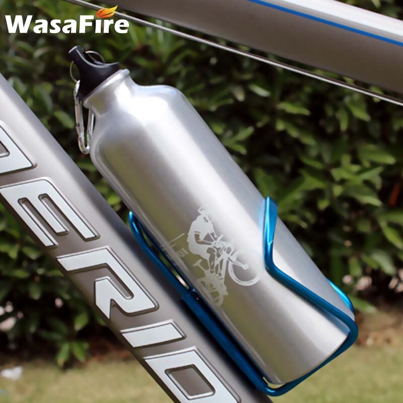750ml cykel vandflaske aluminiumslegering cykel vandflaske udendørs sport camping vandring cykelkedel cykeltilbehør