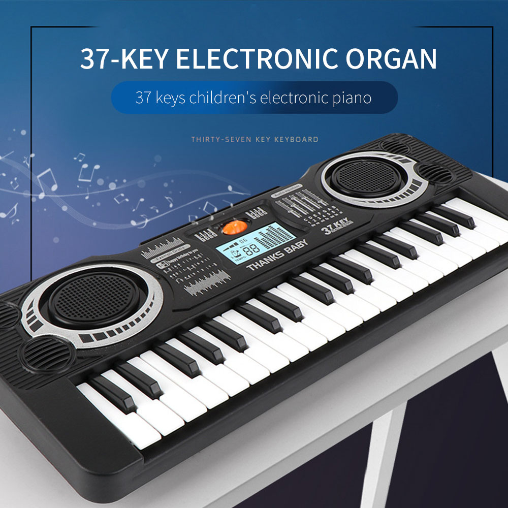 Musical Toys Kids Piano 37 Keys Mini Electronic Organ Musical Piano Teaching Keyboard Educational Toys For Kids