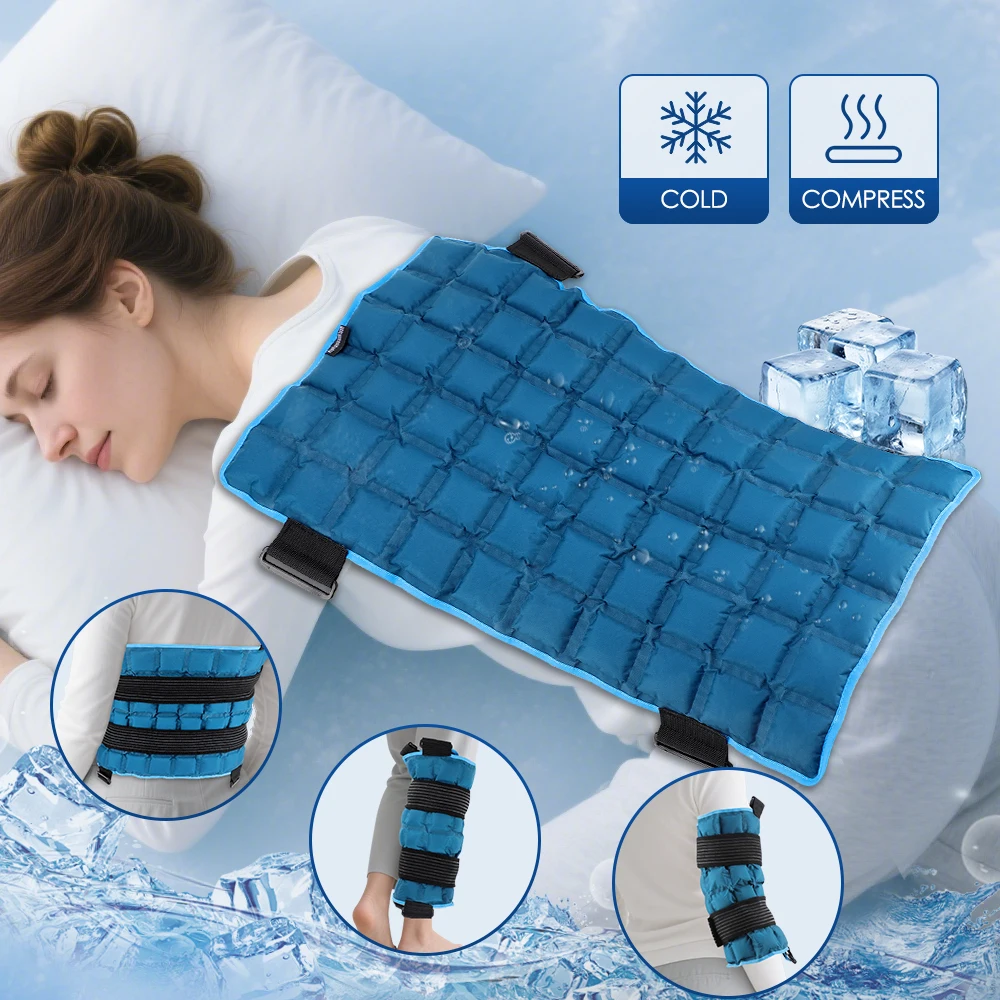 1 Multi-cellige blauwe zelfabsorberende multifunctionele hete kompres ijspak herbruikbare verwarming ijspak terug knie spiervermoeidheidspads
