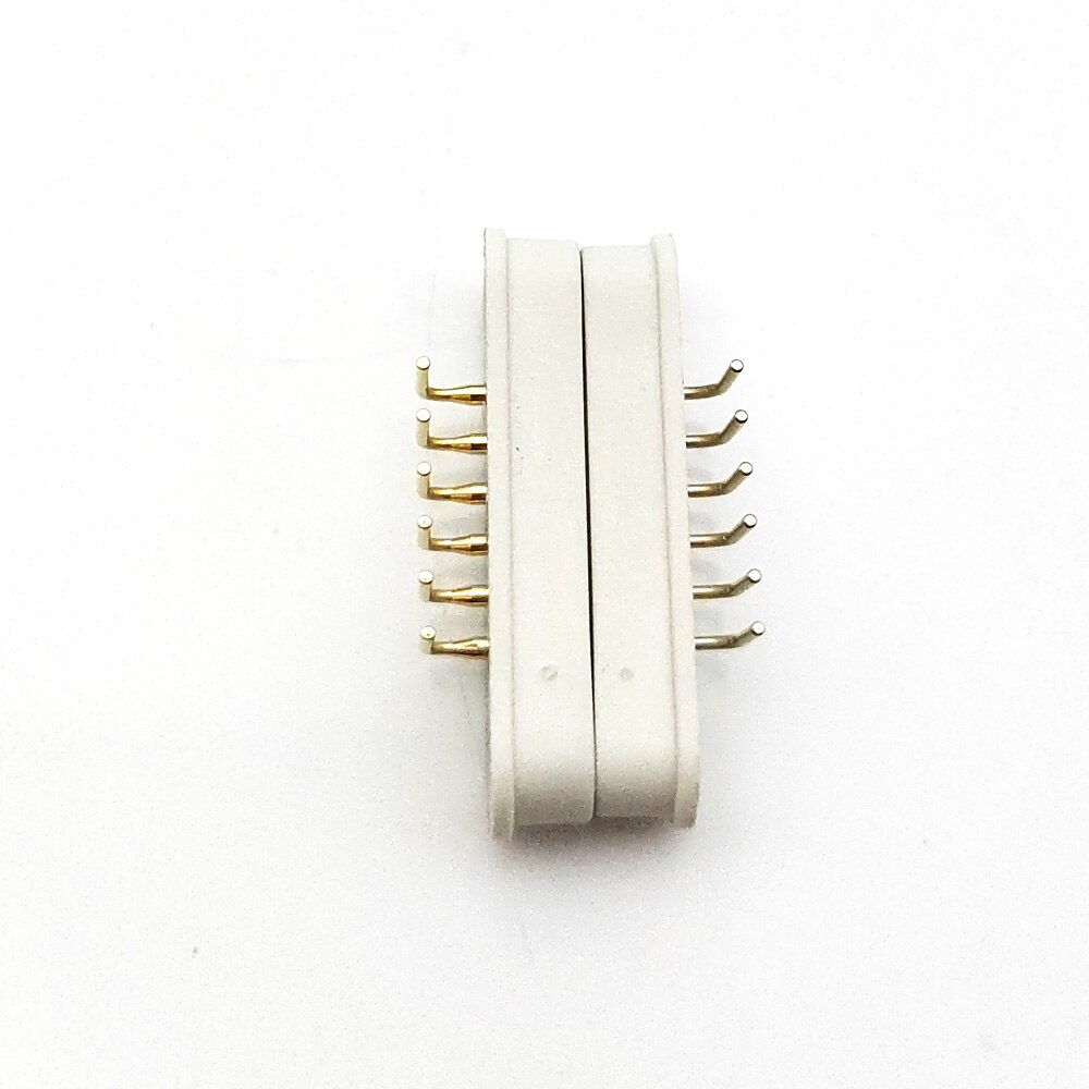 1set 6Pin Magnetic Pogo Pin Connector 6 Positions Pitch 2.2mm Spring Loaded Header Contact for Charge Data Transfer cable Probe