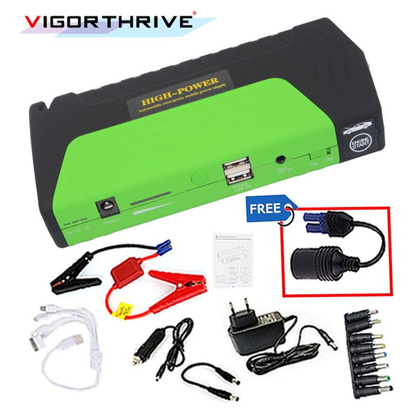 Car power bank Car Jump Starter AUTO Engine Booster Emergency Start Battery Portable Charger Power Bank for Electronics