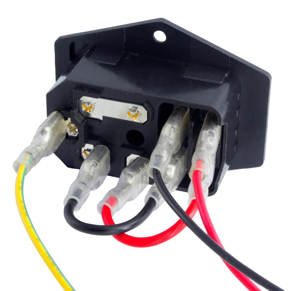 SIMAX3D – interrupteur d'alimentation à bascule IEC 3 broches 320, prises d'alimentation d'entrée C14, prise de commutateur 10A 250V AC, interrupteur d'alimentation pour imprimante 3D