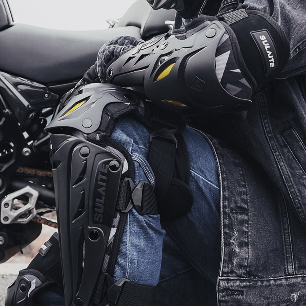 Coudières et coudières de Moto pour hommes et femmes, équipement de Protection pour motocyclistes, Motocross, vtt