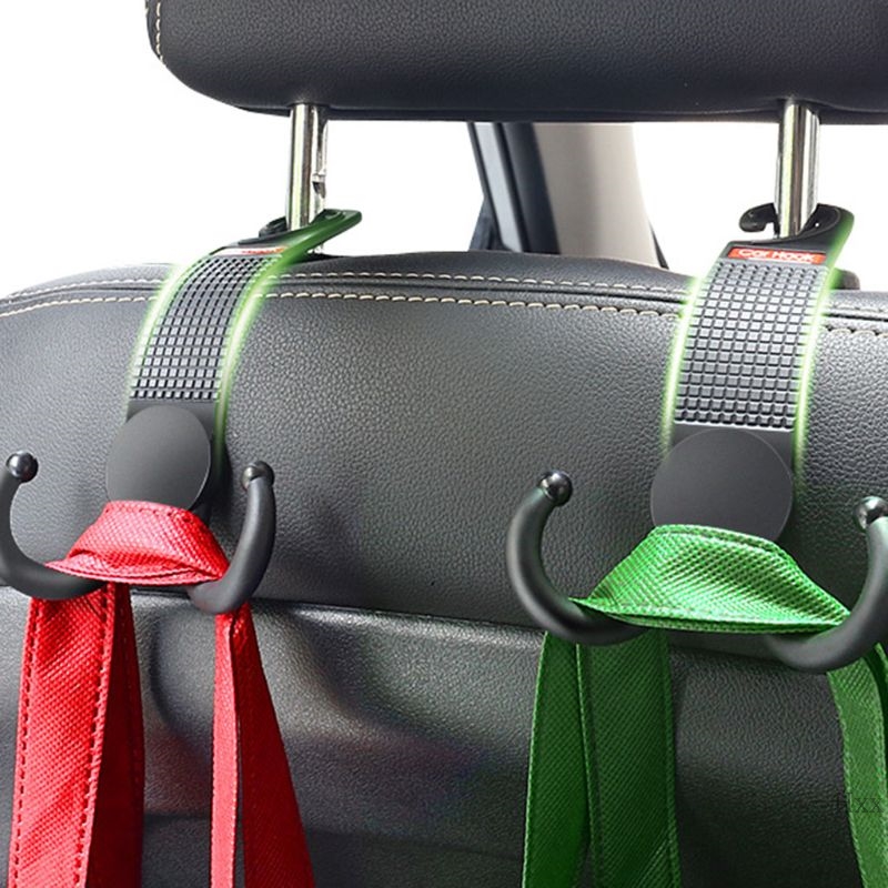 2 Stks/pak Auto Haak Universal Car Back Seat Hoofdsteun Dubbele Hanger Holder Haken