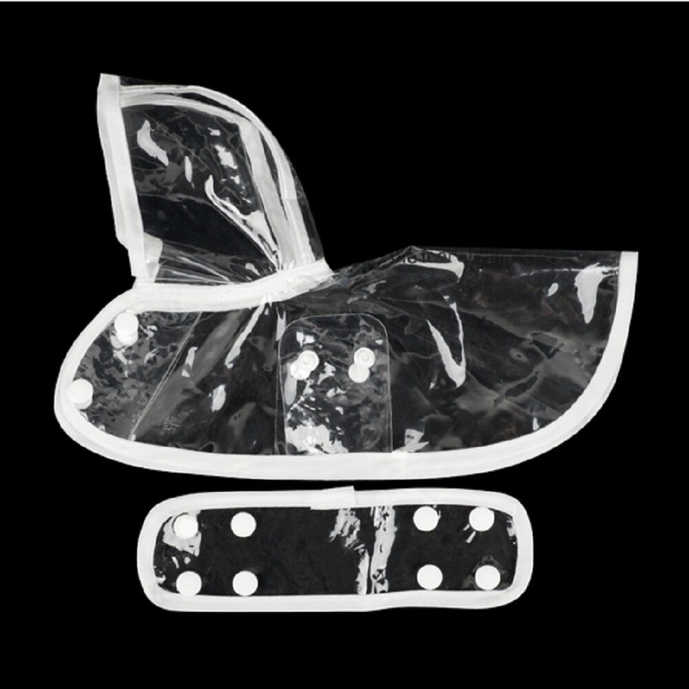 1pc Waterproof Dog Raincoat with Hood Transparent Pet Dog Puppy Rain Coat Cloak Costumes Clothes for Dogs Pet Supplies