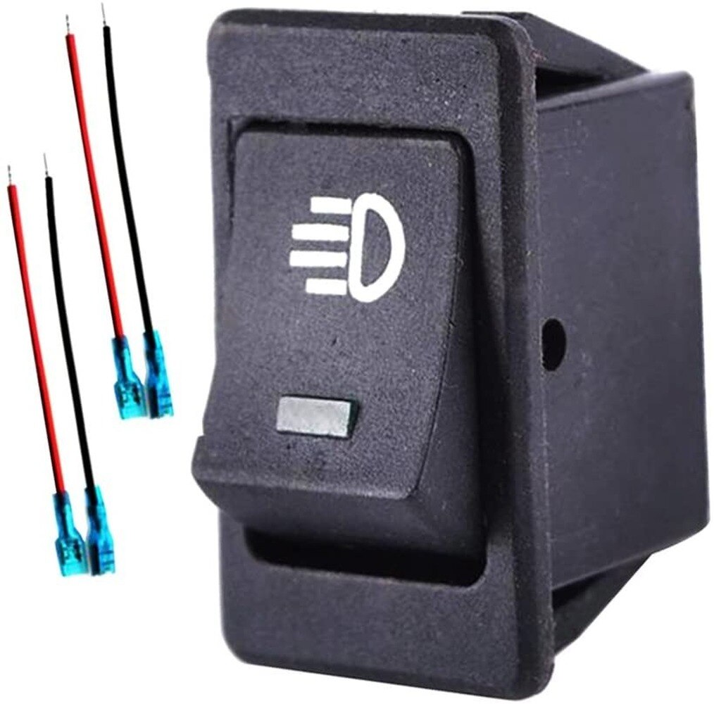 4pins Car Toggle Switch On/Off Workout Fog Light Work Bar Light Yellow
