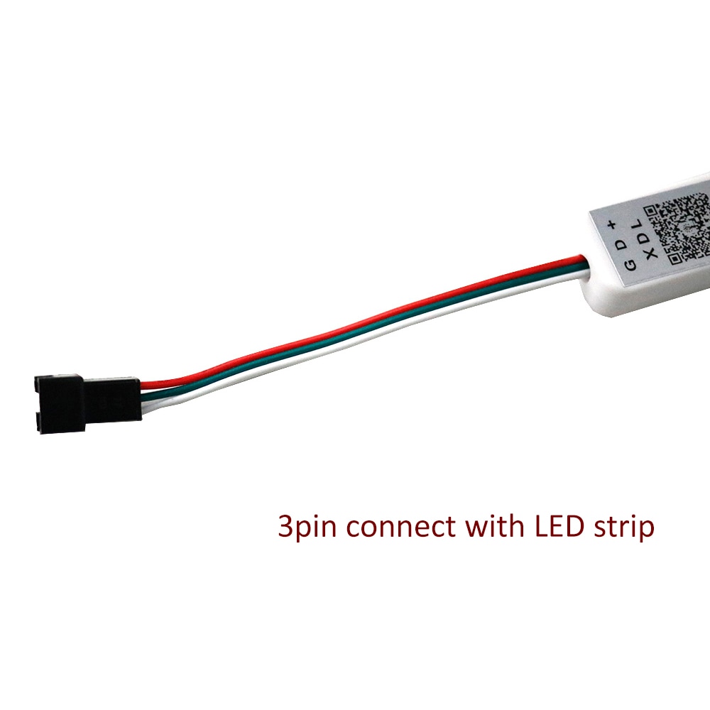 5V 12V Mini RGB Controller Magic Led Pixel RGB Bluetooth Telefoon App Controle Dimmer Voor WS2801 WS2811 WS2812B LED Pixel Strip JQ