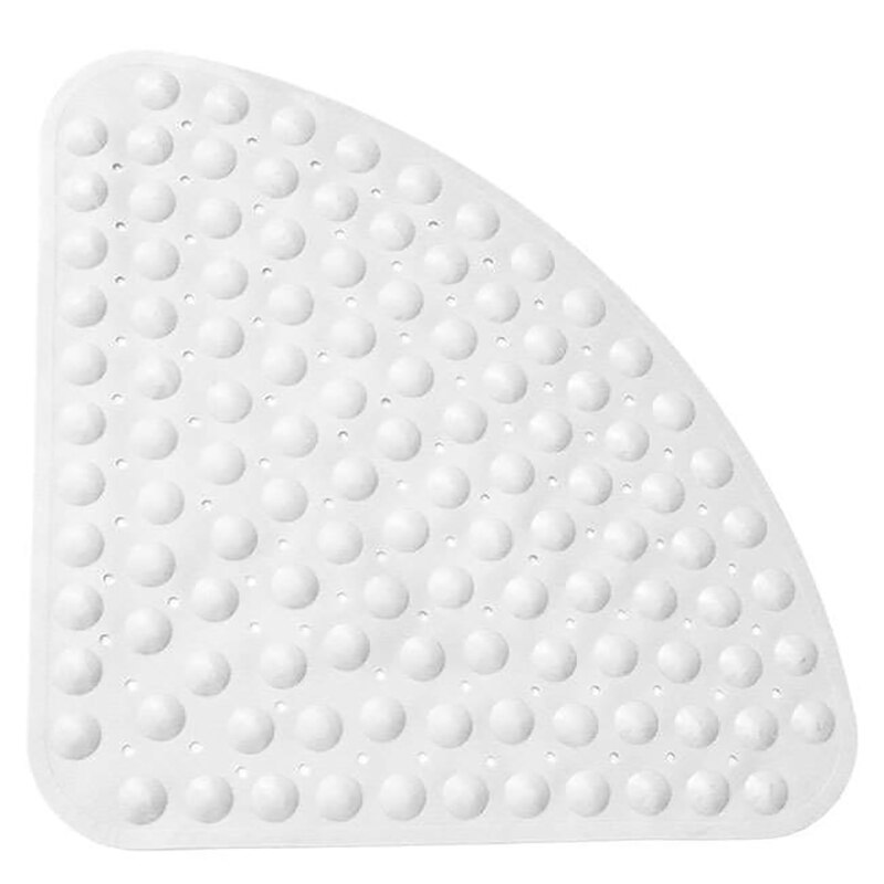 Hoek douchemat sector rubber antislip kwadrant badmat antibacterieel zuigend voor douchebak antislip badmat 54 x 54cm: Default Title