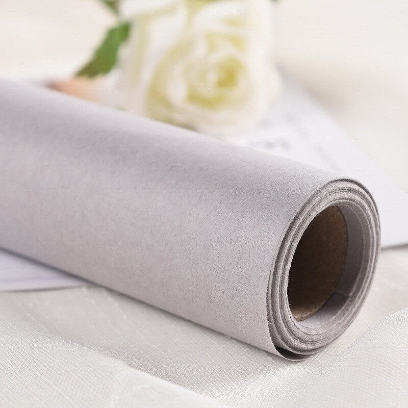 60cm X 15 stoczni jednokolorowy papier robić pakowania kwiatów papier pakowy specjalny wodoodporny papier robić pakowania kwiatów papierowy kwiat sklep ręcznie robiony papier: lekki szary