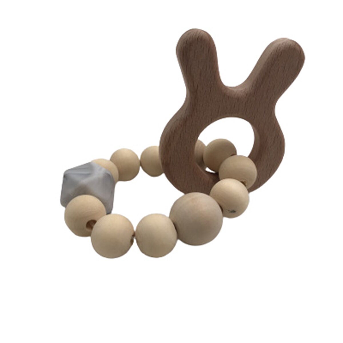 Baby Houten Bijtringen Speelgoed Biologische Olifant Vogel Vis Tandjes Toy Montessori Tanden Grown Speelgoed: H