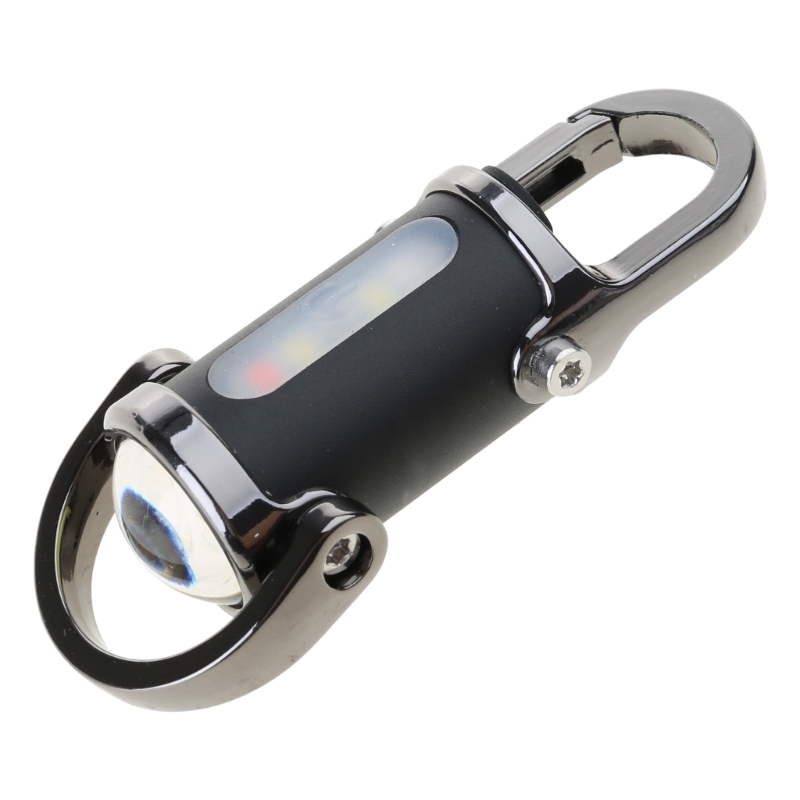 Rechargeable Inspection Light Keychain Flashlight Pendant Keyring Camping Supply 517F