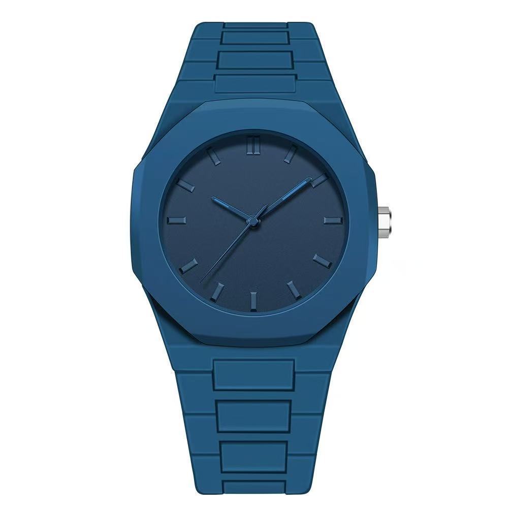 Eksklusive, eksklusive og trendy kvartsure til studerende: moderigtige, vandafvisende og stilfulde armbåndsure.: Blå