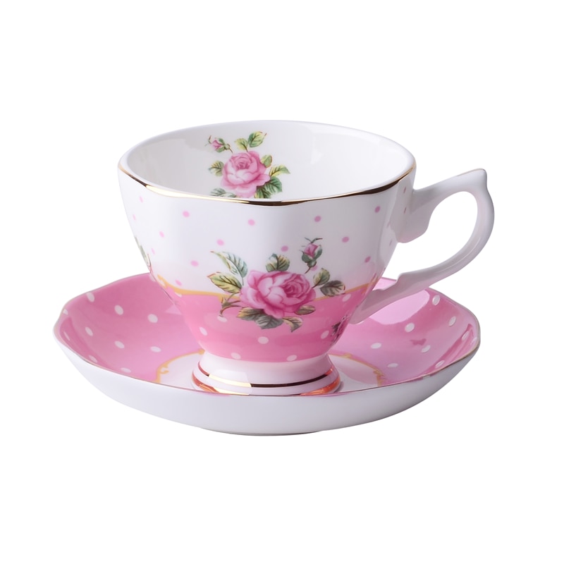 Sæt europæisk bone porcelæn kaffesæt beholder engelsk eftermiddag keramisk te kop sæt mælkekop sæt arrangør køkken tilbehør