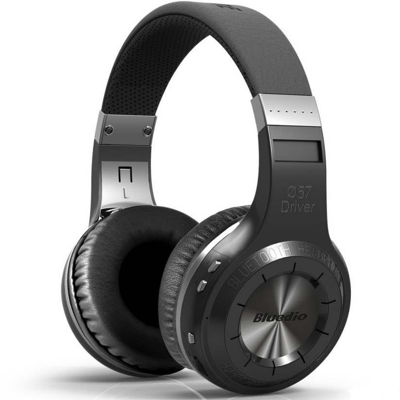 Casque Bluetooth sans fil d'origine Bluedio HT casque Bluetooth stéréo BT micro intégré pour les appels et les casques musicaux: black bubble bag