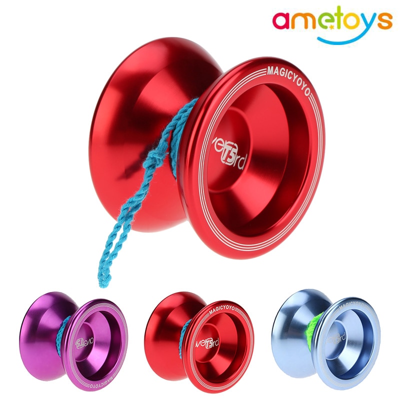 Metal yoyo 8 kugleleje  t5 aluminiumslegering magisk yoyo bold legetøj diabolo yoyo sæt til børn voksne