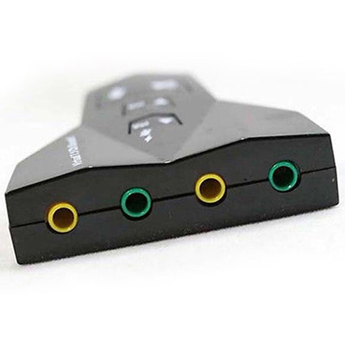 Externe USB 2.0 3D Virtual Audio Sound Card Converter 7.1 Kanaals Audio Adapter