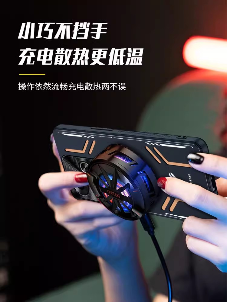 Newest Aluminum Alloy Heat Dissipation Case For POCO F6 X6 F4 GT X5 F5 Pro 5G Case Graphene Cooling Red Copper Metal Cover